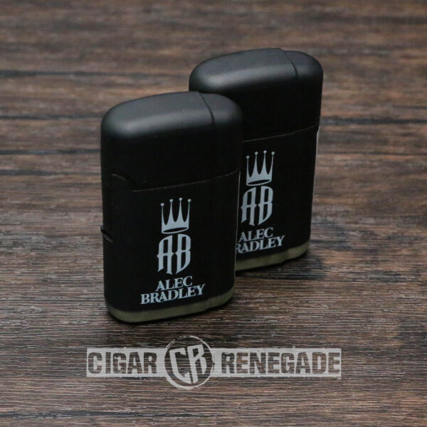 Alec Bradley Firestarter Double Flame Adjustable Refillable Cigar Torch Lighter - Black_1