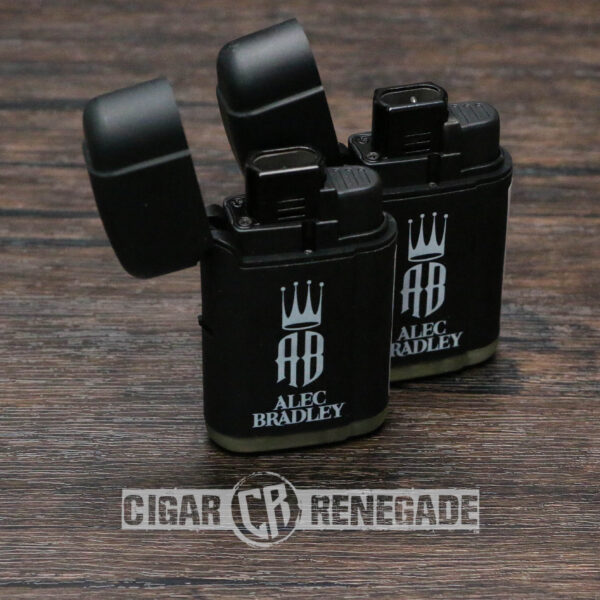 Alec Bradley Firestarter Double Flame Adjustable Refillable Cigar Torch Lighter - Black_2