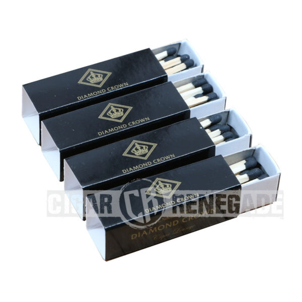 Diamond Crown Cigar Lounge Pack Box Wooden Matches