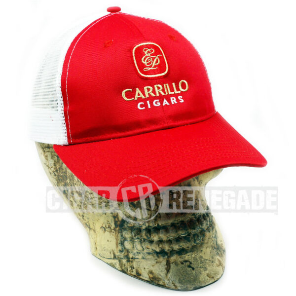 EP Carrillo Cigar Embroidered Adjustable Cap Hat - Red