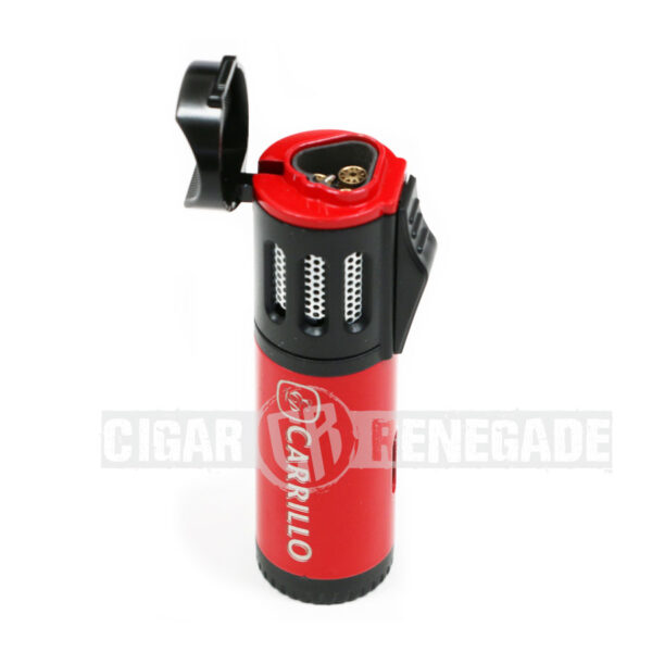 EP Carrillo Trilogy Triple Flame Adjustable Refillable Cigar Torch Lighter