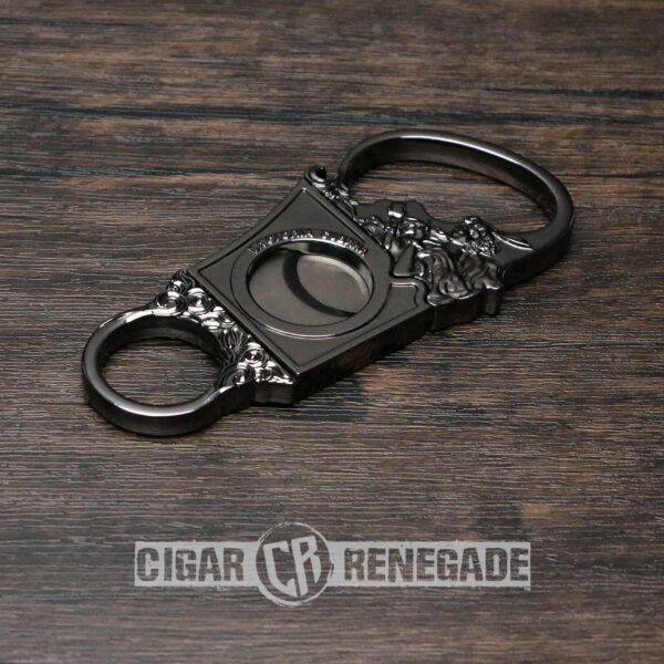 La Gloria Cubana Double Blade Stainless Steel Ornate Sure-Cut Cigar Cutter_1