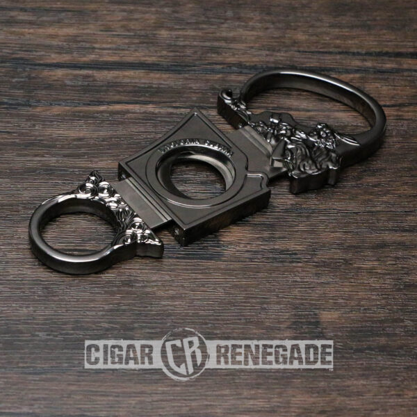 La Gloria Cubana Double Blade Stainless Steel Ornate Sure-Cut Cigar Cutter_2