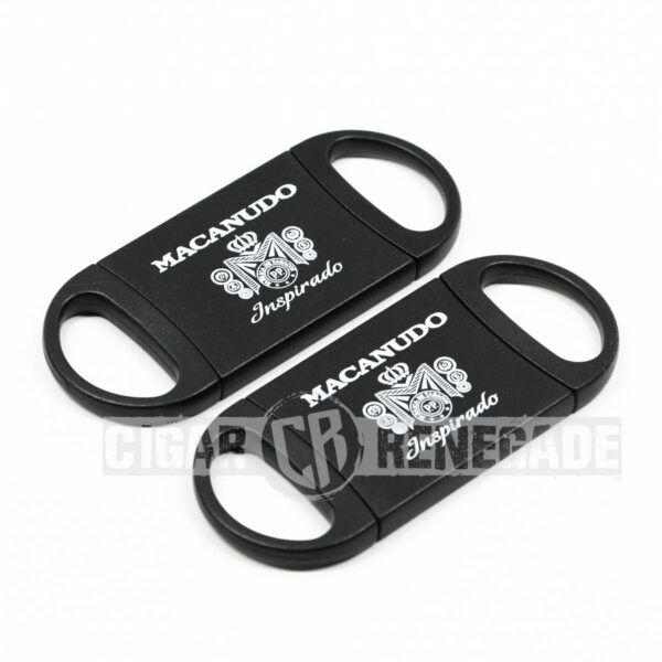 Macanudo Inspirado Double Blade Stainless Steel Exact-Cut Cigar Cutter