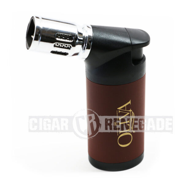 Oliva Quad Flame Adjustable Refillable Cigar Torch Lighter