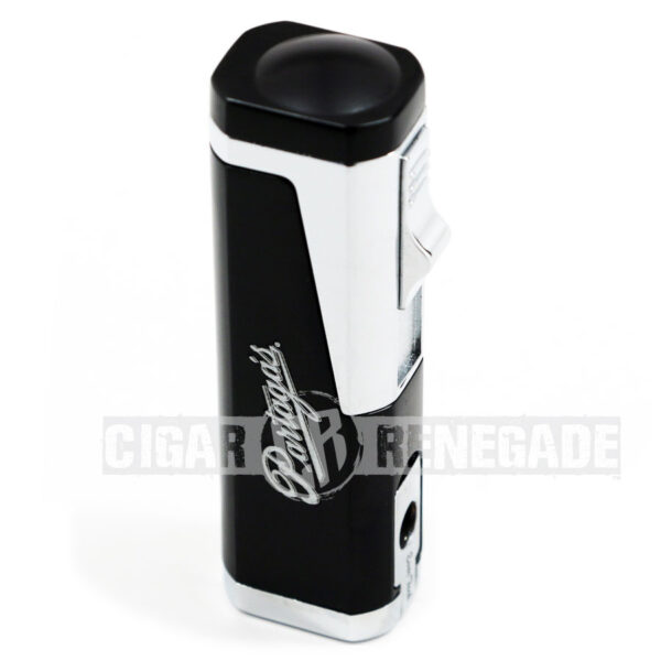 Partagas Triple Flame Adjustable Refillable Cigar Torch Lighter Bullet Cutter